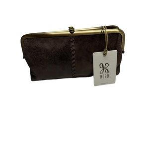 HOBO brand NWT LAUREN Clutch Wallet Saddle Leather